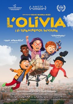 Olivia és a láthatatlan földrengés (L'Olívia i el terratrèmol invisible / Olivia and the Invisible Earthquake) borítókép
