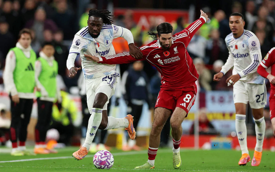 Futball 2025 11 01 Liverpool vs Aston Villa