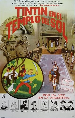 Tintin kalandjai: A Nap foglyai borítókép